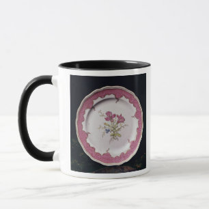 Taza Placa con diseño botánico