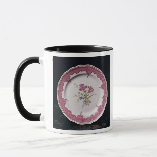 Taza Placa con diseño botánico (Izquierda)