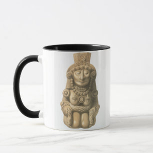Taza Placa de los "monumentos antiguos de México", 186