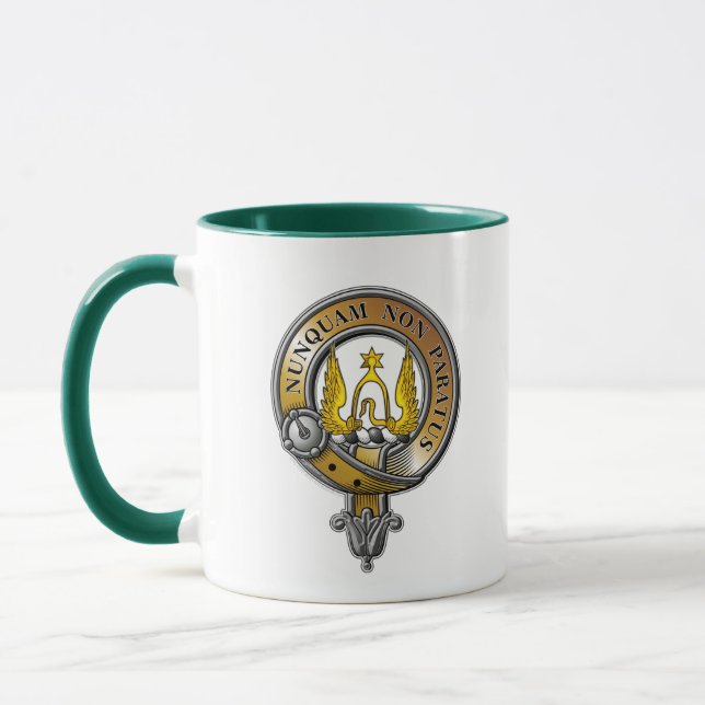 Taza placa Escudo Johnstone (Izquierda)