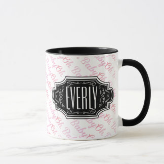 Taza Placa personalizada para el nombre del tablero de
