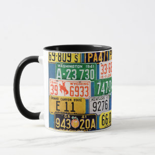 Taza Placas de licencia de H. Wilson Smith