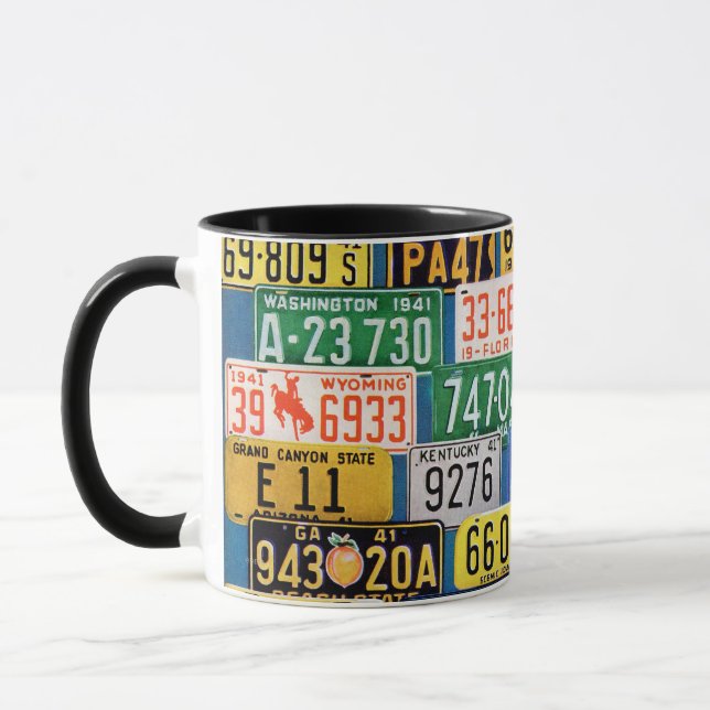 Taza Placas de licencia de H. Wilson Smith (Izquierda)
