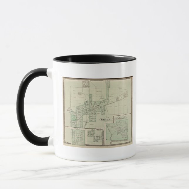 Taza Plan de Brasil, Clay Co con Bowling Green (Izquierda)