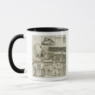 Taza Plan de Edimburgo, pub. por John Smith