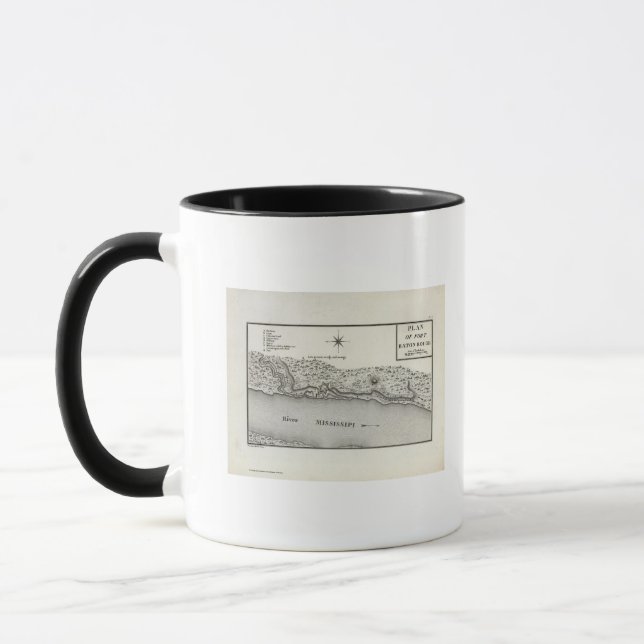 Taza Plan De Fort Baton Rouge (Izquierda)
