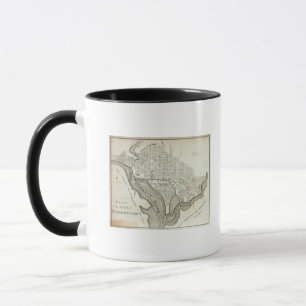 Taza Plan de la ciudad de Washington