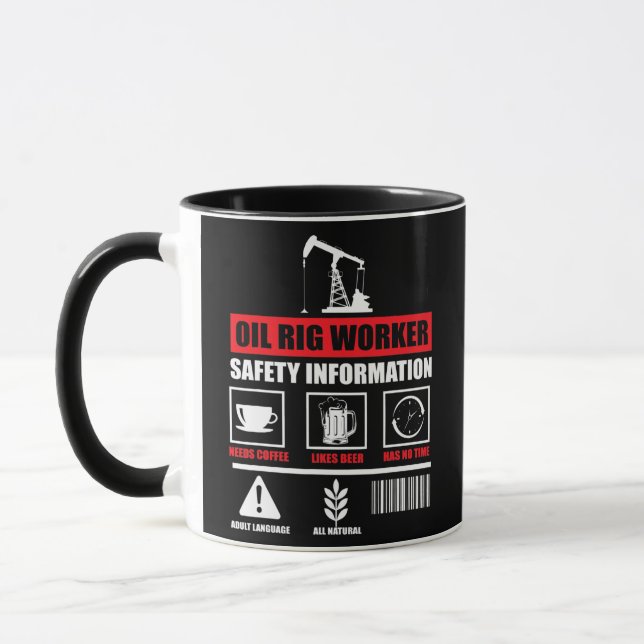 Taza Plan de trabajo para plataformas petrolíferas  (Izquierda)
