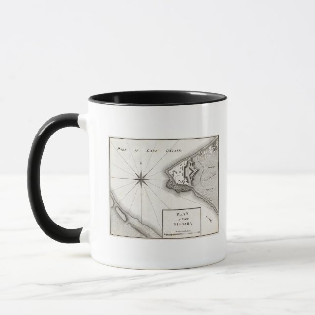 Taza Plan del Fuerte Niágara (Izquierda)