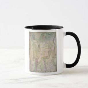 Taza Plan militar de Newport, 1777