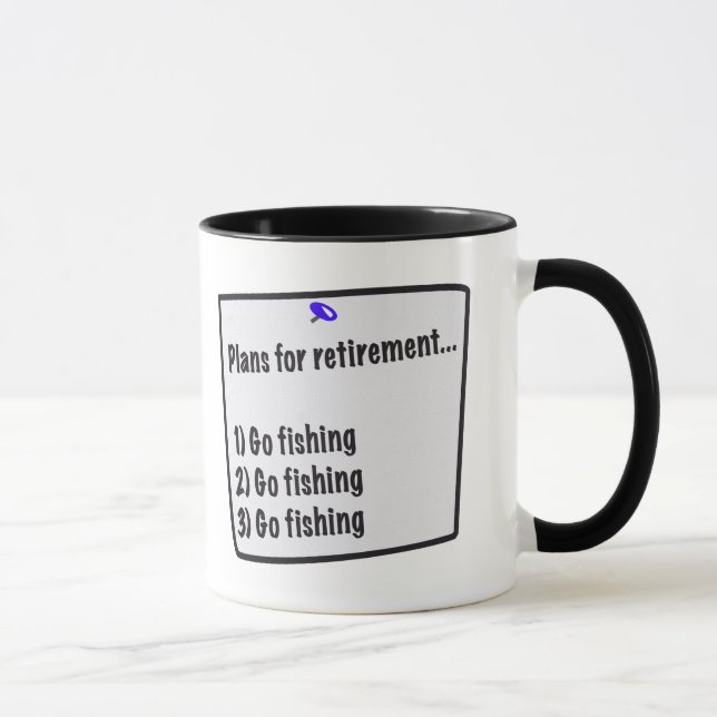 Taza Planes para el retiro (pesca) (Derecha)