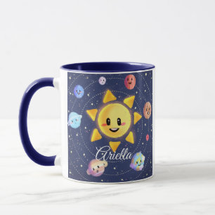 Taza Planetas de galaxia del sistema solar