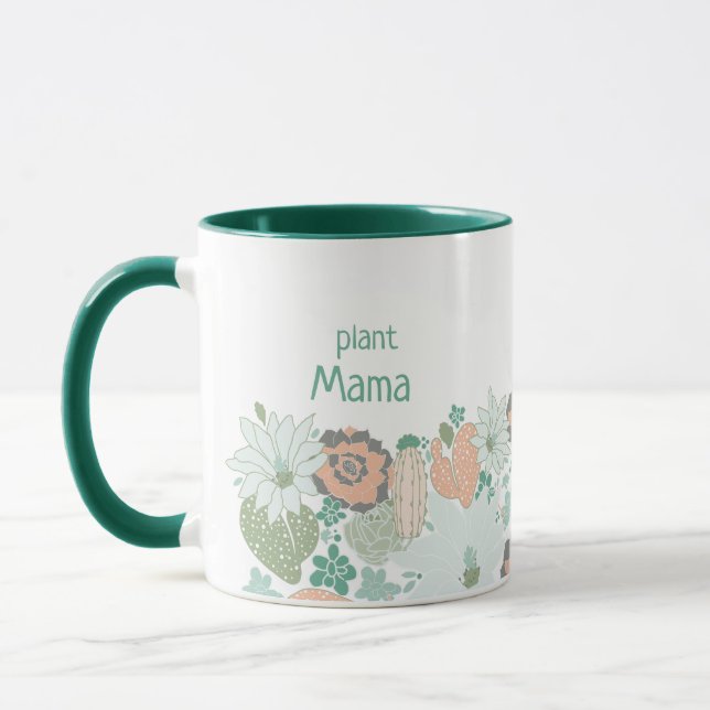 Taza Plant Mama Cactus Succulalize (Izquierda)