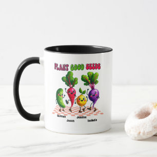 Taza Planta brillantes SEMILLAS BUENAS Personalizado 4