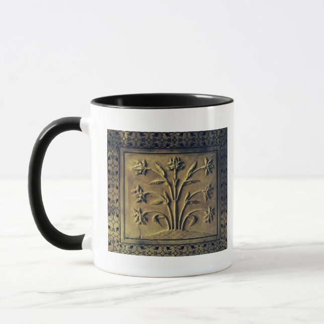 Taza Planta floreciente, el panel del detalle (Izquierda)