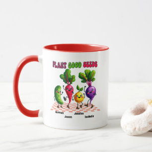 Taza PLANTA LUMINOSA BUENA SEMILLA Personalizado 4 Niño