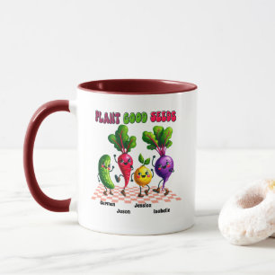 Taza PLANTA LUMINOSA BUENA SEMILLA Personalizado 4 Niño