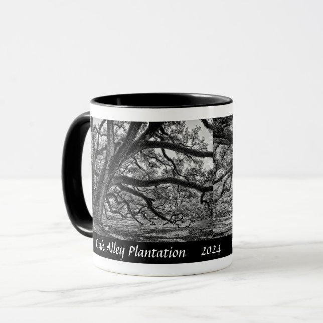 Taza Plantación de robles en roble en robles vivos en B (Anverso izquierdo)