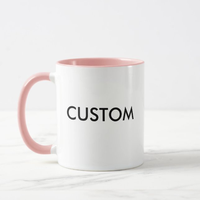 Taza Plantilla combinada personalizada personalizado (Izquierda)