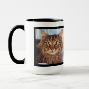Taza Plantilla de Mug de fotos de 2 imágenes