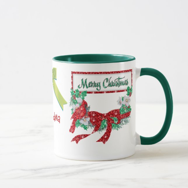 Taza Plantilla de Mug de Navidades Personalizados (Derecha)
