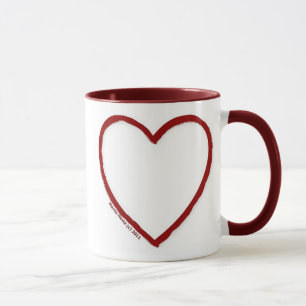 Taza Plantilla de Mug de Ringer Love & Hate