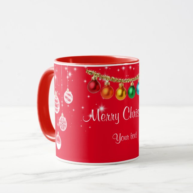 Taza Plantilla de navidad (Anverso izquierdo)