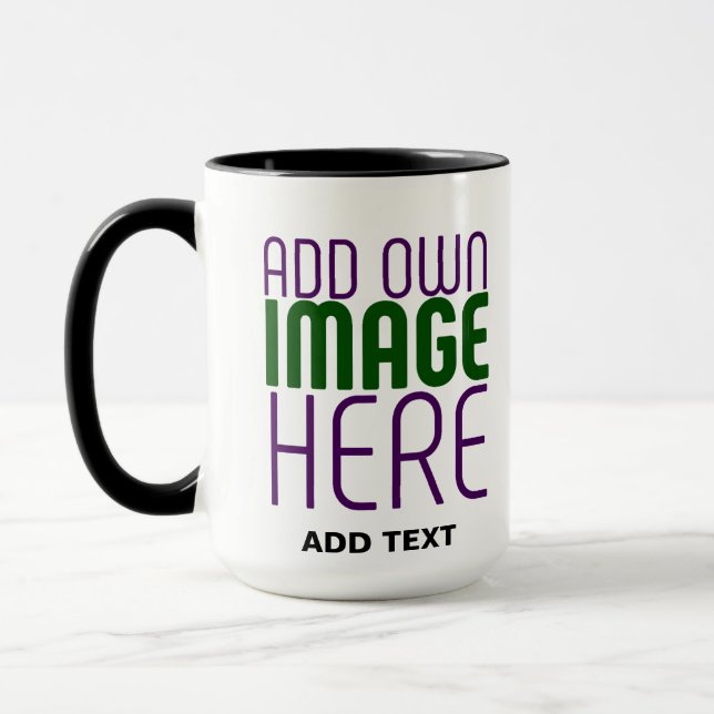 TAZA PLANTILLA DE TEXTO DE IMAGEN BLANCA SIMPLE EDITABL (Izquierda)