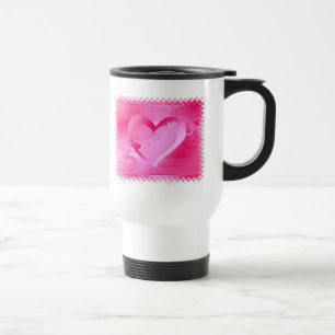 Taza plástica del viaje del regalo de la tarjeta