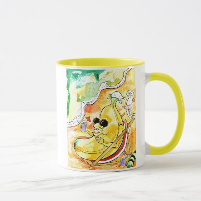 Taza plátano de la playa (Derecha)