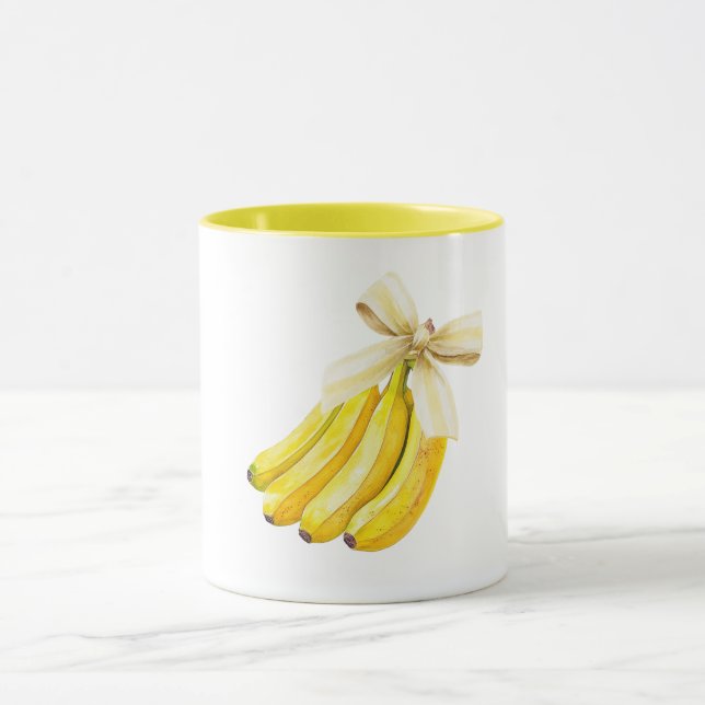 Taza Plátanos Con Un Lazo (Centro)