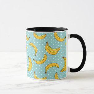 Taza Plátanos y puntos de Polk