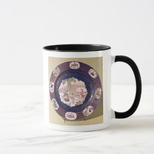Taza Plato circular con una escena musical