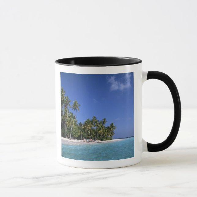 Taza Playa con palmeras, Maldivas (Derecha)