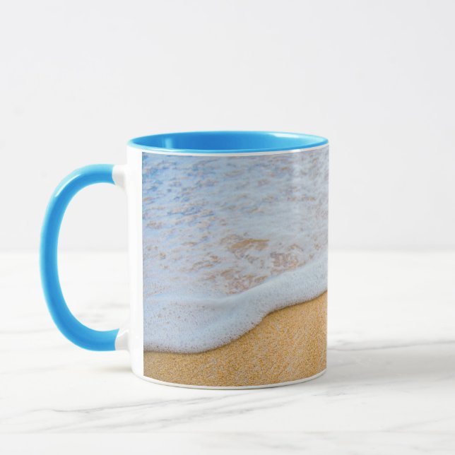 Taza Playa de arena con un poco de espuma (Izquierda)