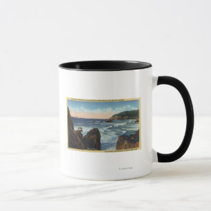 Taza Playa de la playa y del cañón, Oregon