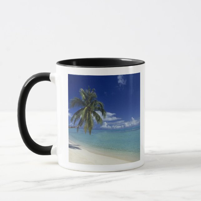 Taza Playa de Matira en la isla de Bora, (Izquierda)