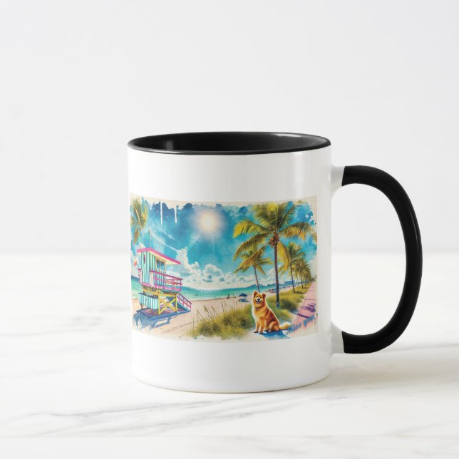 Taza Playa de Miami (Derecha)