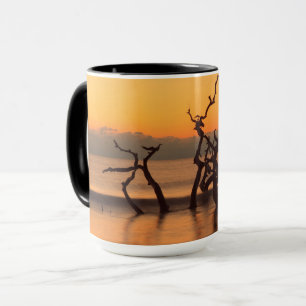 Taza Playa Driftwood al amanecer Jekyll Island Georgia