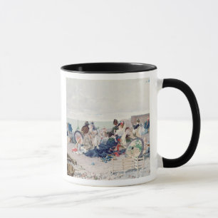 Taza Playa en Yport, 1878 (aceite en lona)