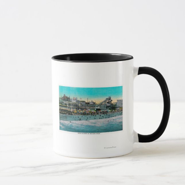 Taza Playa frente al Bath House, Long Beach (Derecha)
