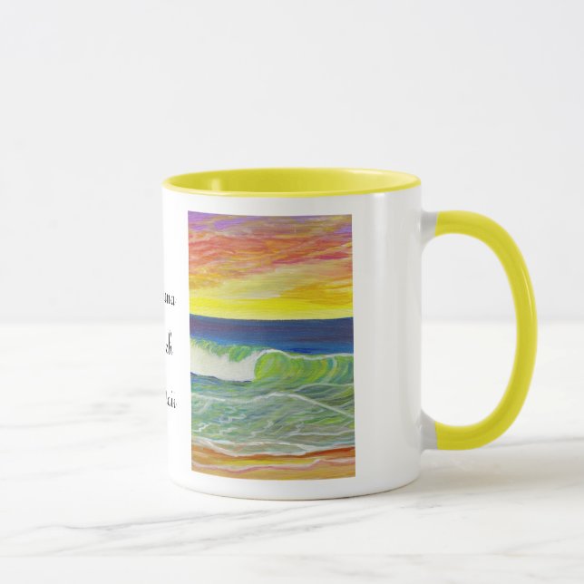 Taza Playa Hapuna Hawaii (Derecha)