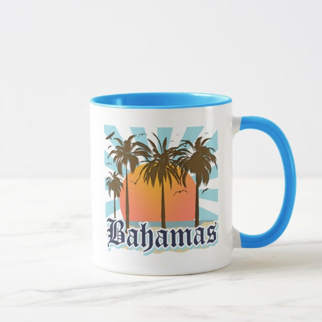 Taza Playas de las islas de Bahamas (Derecha)
