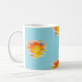 Taza playera Sol con colores 