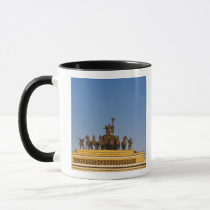 Taza Plaza Dvortsovaya, Arco de Triunfo, puesta de sol