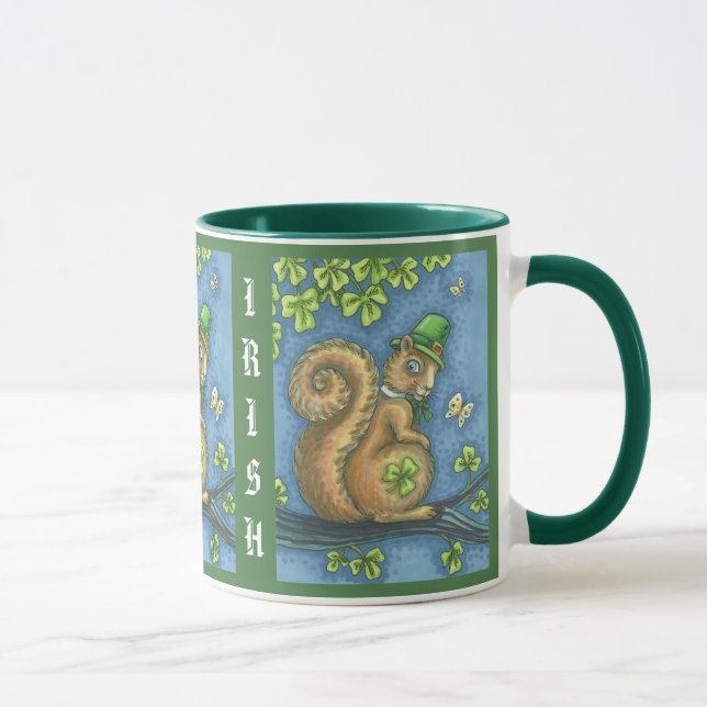 Taza PLAZA IRLANDESA ST. EL DÍA DE PATRICK MUG Green (Derecha)