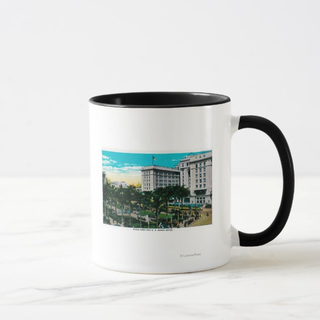 Taza Plaza Park y U.S. Grant HotelSan Diego, CA (Derecha)