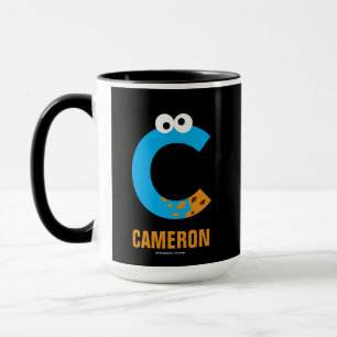 Taza Plaza Sésamo La C es de Come galletas