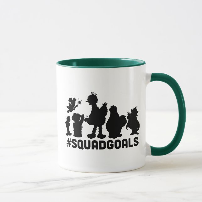 Taza Plaza Sésamo - #SquadGoals (Derecha)