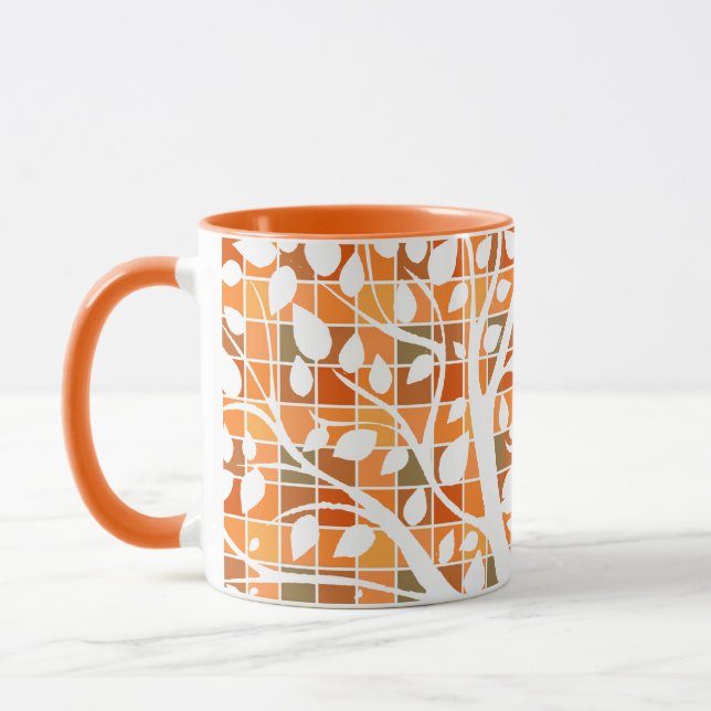 Taza Plazas de otoño y hojas (Izquierda)